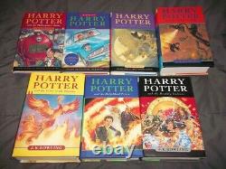 Harry Potter Lot Complete Set of 7 Hardcovers Bloomsbury Raincoast Editions