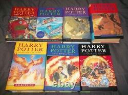 Harry Potter Lot Complete Set of 7 Hardcovers Bloomsbury Raincoast Editions