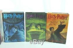 Harry Potter Lot of 7 Books Complete Hardcover Book Set with Dust Jackets