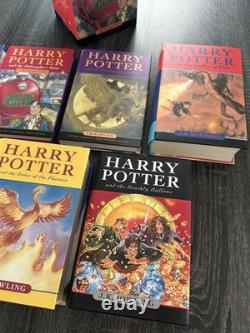 Harry Potter Lot of 7 Books J. K. Rowling Rain Coast Books Complete Hard Cover