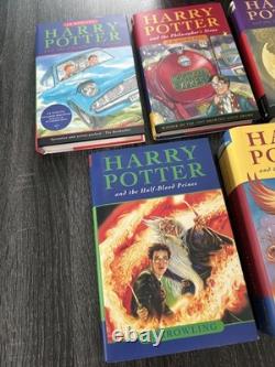Harry Potter Lot of 7 Books J. K. Rowling Rain Coast Books Complete Hard Cover