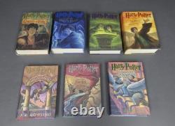 Harry Potter Lot of 7 Complete Hardcover Book Set J. K. Rowling with Dustjackets B