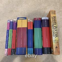 Harry Potter Mixed Hardcover Paperback Complete Set Lot of 8 Books Cursed Child