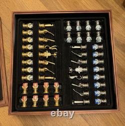Harry Potter Noble Collection Hogwarts Houses Quidditch Chess Set Complete