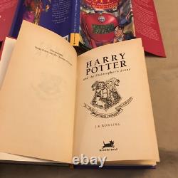 Harry Potter Original Bloomsbury 1997-2007 Complete 1st Edition 7 Book Harry Potter Original Bloomsbury 1997-2007 Complete 1st Edition 7 Book