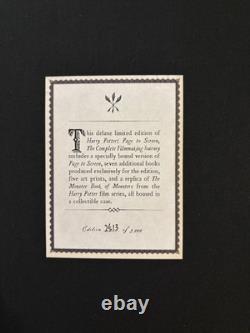 Harry Potter Page to Screen The Complete Filmmaking Journey Collector's Edition