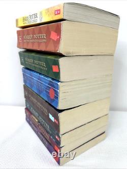 Harry Potter Paperback Lot Complete Series 1-7 + Cursed Child JK Rowling VGUC