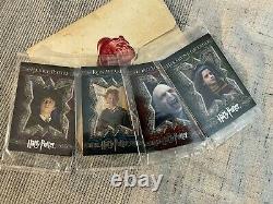 Harry Potter Prestige Collection DVD Set Case Bookmarks Game Bonus Rare