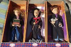 Harry Potter Rare 2001 Gotz/Götz Dolls Complete Set (Harry, Ron, and Hermione)