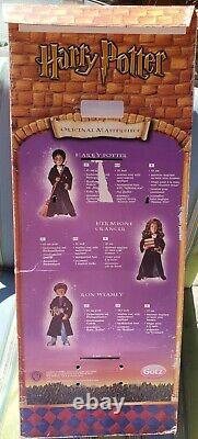 Harry Potter Rare 2001 Gotz/Götz Dolls Complete Set (Harry, Ron, and Hermione)