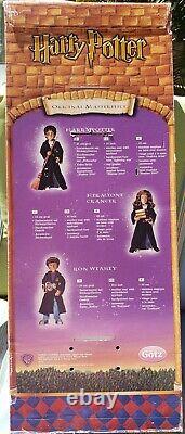 Harry Potter Rare 2001 Gotz/Götz Dolls Complete Set (Harry, Ron, and Hermione)