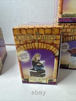 Harry Potter Secret Box Figurines by Department 56 Complete Set Year 2000