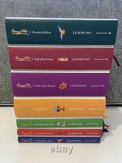 Harry Potter Signature Edition 1st prints Hardback Books Complete Box Set