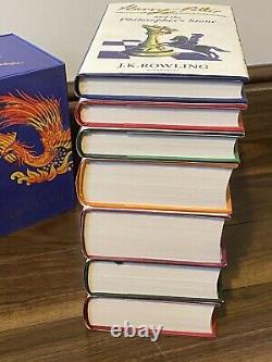 Harry Potter Signature Edition Hardback All 2nd Prints Complete Box Set + Extras