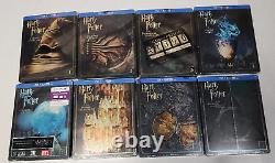 Harry Potter Steelbook Complete collection Blu-Ray ALL Region Rare LTD