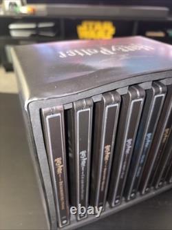 Harry Potter Steelbook Set Including 4k&Bluray Discs READ DESCRIPTION DENT