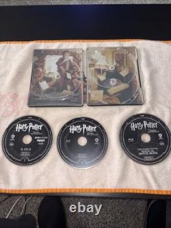 Harry Potter Steelbook Set Including 4k&Bluray Discs READ DESCRIPTION DENT