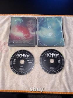 Harry Potter Steelbook Set Including 4k&Bluray Discs READ DESCRIPTION DENT