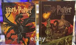 Harry Potter Swedish Hardcover Books 1-7 complete set 1st edition, brand new