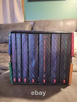 Harry Potter THE COMPLETE SERIES by J. K. Rowling-7 Vols. In Slipcase-PERFECT