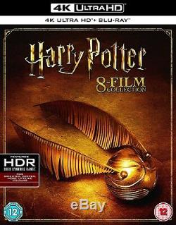 Harry Potter The Complete 8 Film 4K UHD + Blu-Ray Collection Box Set BRAND NEW