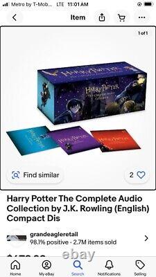 Harry Potter The Complete Audio Collection + Bonus $1000 & up Amazon Gift Card