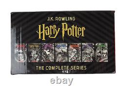 Harry Potter The Complete Series (1-7) 2018 Scholastic Cover art Brian Selznick