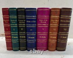 Harry Potter The Complete Series (7 books Set) Premium Leather Bound