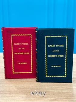 Harry Potter The Complete Series Book Set Premium Leather Bound