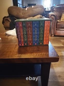 Harry Potter The Complete Series by J. K. Rowling, 7 Volume Box Set, SC/TPB/VGC
