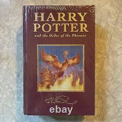 Harry Potter & The Order Of The Phoenix SEALED JK Rowling UK Deluxe 1st Ed HC