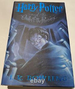 Harry Potter & The Order Of The Phoenix by J. K. Rowling 1st Edition 1st Printing