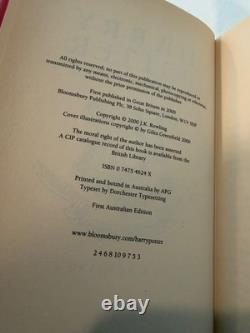 Harry Potter True 1st Edition/Printing Complete Matching 7 Volume Australian Set