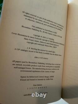 Harry Potter True 1st Edition/Printing Complete Matching 7 Volume Australian Set