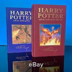 Harry Potter UK Deluxe Edition Bloomsbury Complete Set Hardback Books Unread