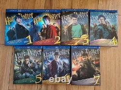Harry Potter ULTIMATE EDITION BLU RAYS Years 1-7, 8 movie collection