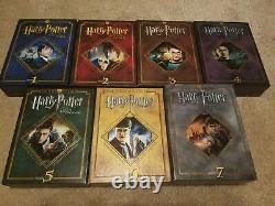 Harry Potter Ultimate Edition Blu-Ray Set Lot 1 2 3 4 5 6 7 Complete Series