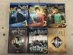 Harry Potter Ultimate Edition Blu-ray Collection 1-6 Set 1 2 3 4 5 6 Free Ship