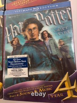 Harry Potter Ultimate Edition Blu-ray Movie Lot Years 1-4 Complete RARE OOP NEW