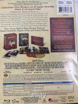 Harry Potter Ultimate Edition Blu-ray Movie Lot Years 1-4 Complete RARE OOP NEW