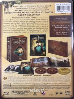 Harry Potter Ultimate Edition Blu-ray Movie Lot Years 1-4 Complete RARE OOP NEW