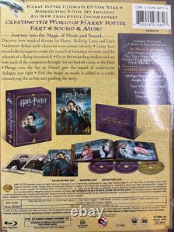 Harry Potter Ultimate Edition Blu-ray Movie Lot Years 1-4 Complete RARE OOP NEW