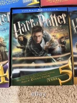 Harry Potter Ultimate Edition DVD & Blu-Ray Set Years 1-7 (complete, Rare OOP)