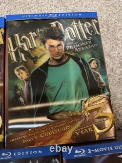 Harry Potter Ultimate Edition DVD & Blu-Ray Set Years 1-7 (complete, Rare OOP)