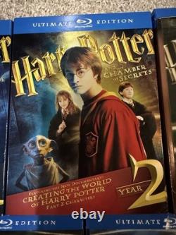Harry Potter Ultimate Edition DVD & Blu-Ray Set Years 1-7 (complete, Rare OOP)