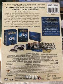 Harry Potter Ultimate Edition DVD Set Years 1 7 All Films + Bonus Material