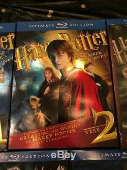 Harry Potter Ultimate Edition Years 1-7 Blu-Ray Complete Collection Rare OOP