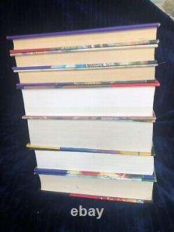 Harry Potter Vintage Book 1 7 Hardcover Dust jackets Bloomsbury Complete Set