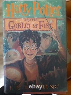 Harry Potter Volumes 1-7 HARDCOVER Book Set COMPLETE JK Rowling Scholastic