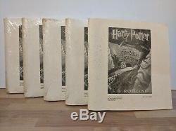 Harry Potter and the Chamber of Secrets BRAILLE 5 Volumes Complete JK Rowling